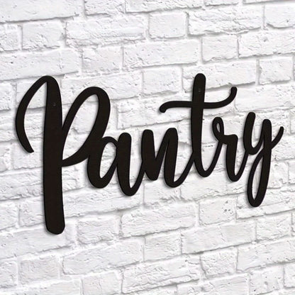 CIFbuy Metal Baked Paint Pantry Sign Wall Art Modern Kitchen Pantry Decor (TikTok, temu pickup)