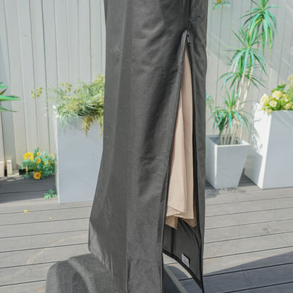 Direct Wicker Outdoor Patio Cantilever Umbrella Zipper Cover