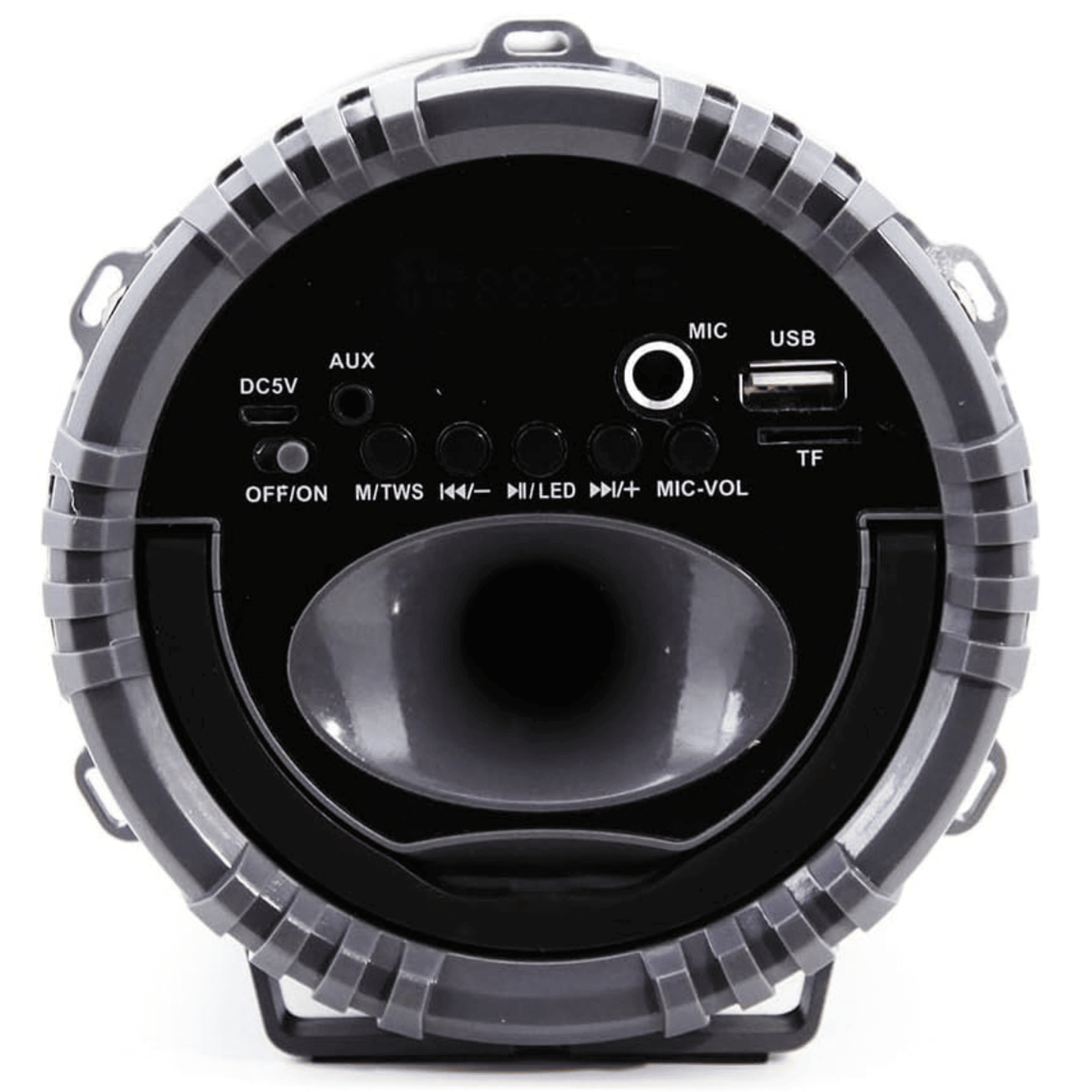 Emerson Portable Bluetooth Speaker with LED Lighting and Carrying Strap