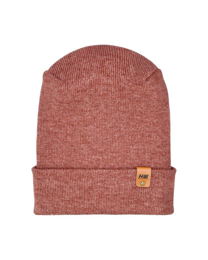 HAAKWEAR Theta-Stitch Cuffed Beanie - Designed and Made in USA (Patent Pending Design) - Rusty Burgundy