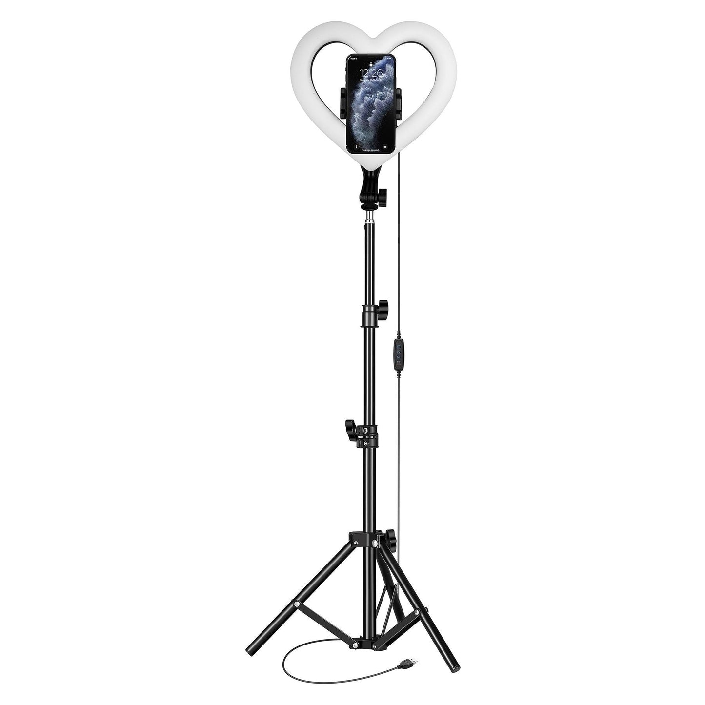 Supersonic PRO Live Stream 10" Heart Shaped Selfie Ring Light