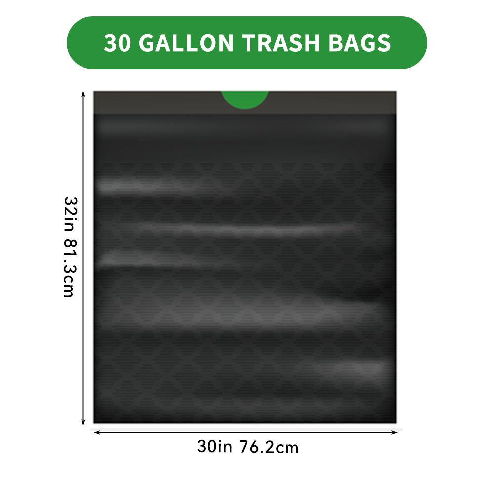 Scotts 36 Bags 30 Gallon Box Disposable Non-Rip Black Large Drawstring Garbage Bags, Suitable for Large Kitchen Garbage Cans, Super Strong 113.5L, Home, Commercial Multi-purpose Trash Bag - Durable,