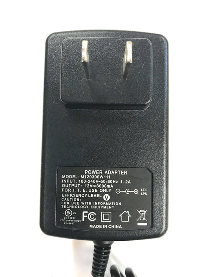 Naxa AC Adapter Power Supply Charger for LED LCD TVs and TV-DVD Televisions up to 15"