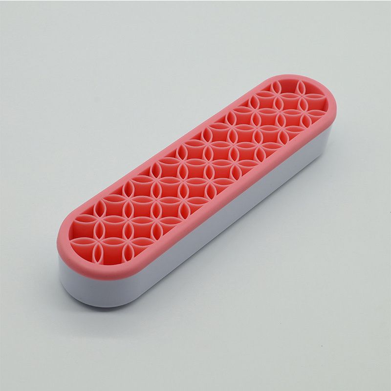 1pc Silicone Makeup Brush Holder, Silicone Makeup Brush Organizer, Multipurpose Nail Brush Organizer Storage For Sewing Craft Tools, Painting Pen Brushes, Nail Clipper