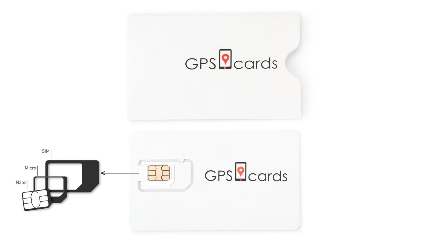 GPS Cards for NCElec Mini GPS Tracker GF07 / Sverspeeding Alert / Geofences