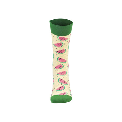 Colorful Funny Combed Cotton Crew Socks