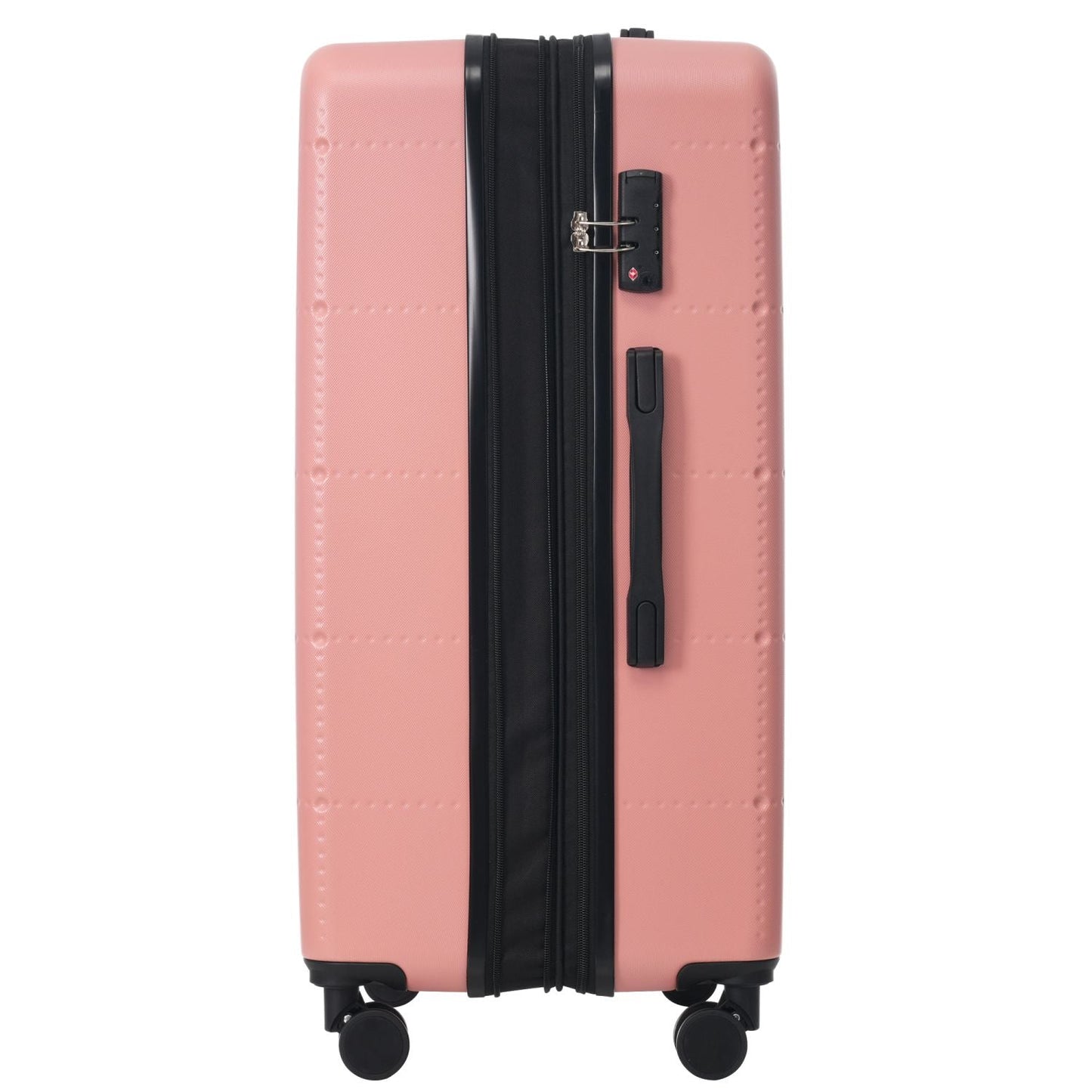 Hardside Luggage Set 5 Piece with Bags,20IN Half-opening Carry on Luggage with USB Port, Expandable 24IN 28IN Luggage with Double Spinner Wheels TSA Lock