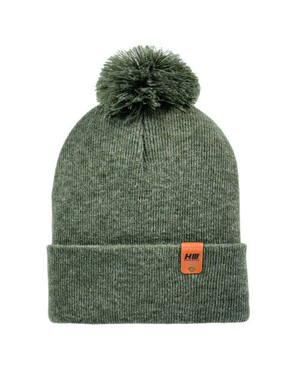 HAAKWEAR Pom Pom Beanie - Made in USA - Forest Green