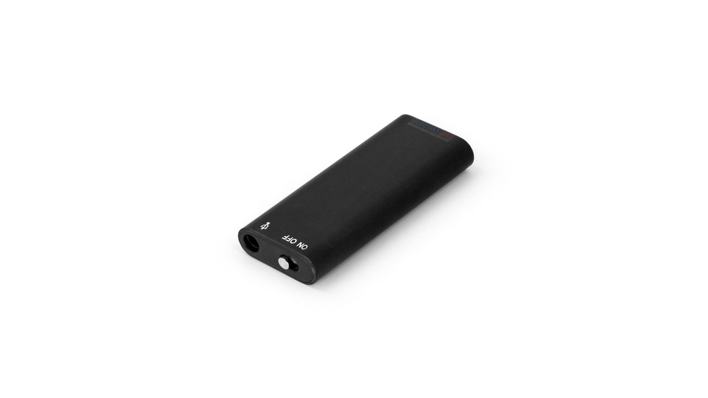 Mini USB audio microphone recorder, black cylinder