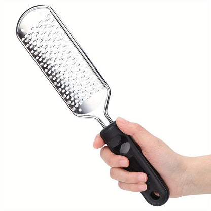 Professional Metal Foot Scrubber for Pedicure and Dead Skin Removal - Callus Remover and Shaver for Feet - Professional Rasp for Foot Care