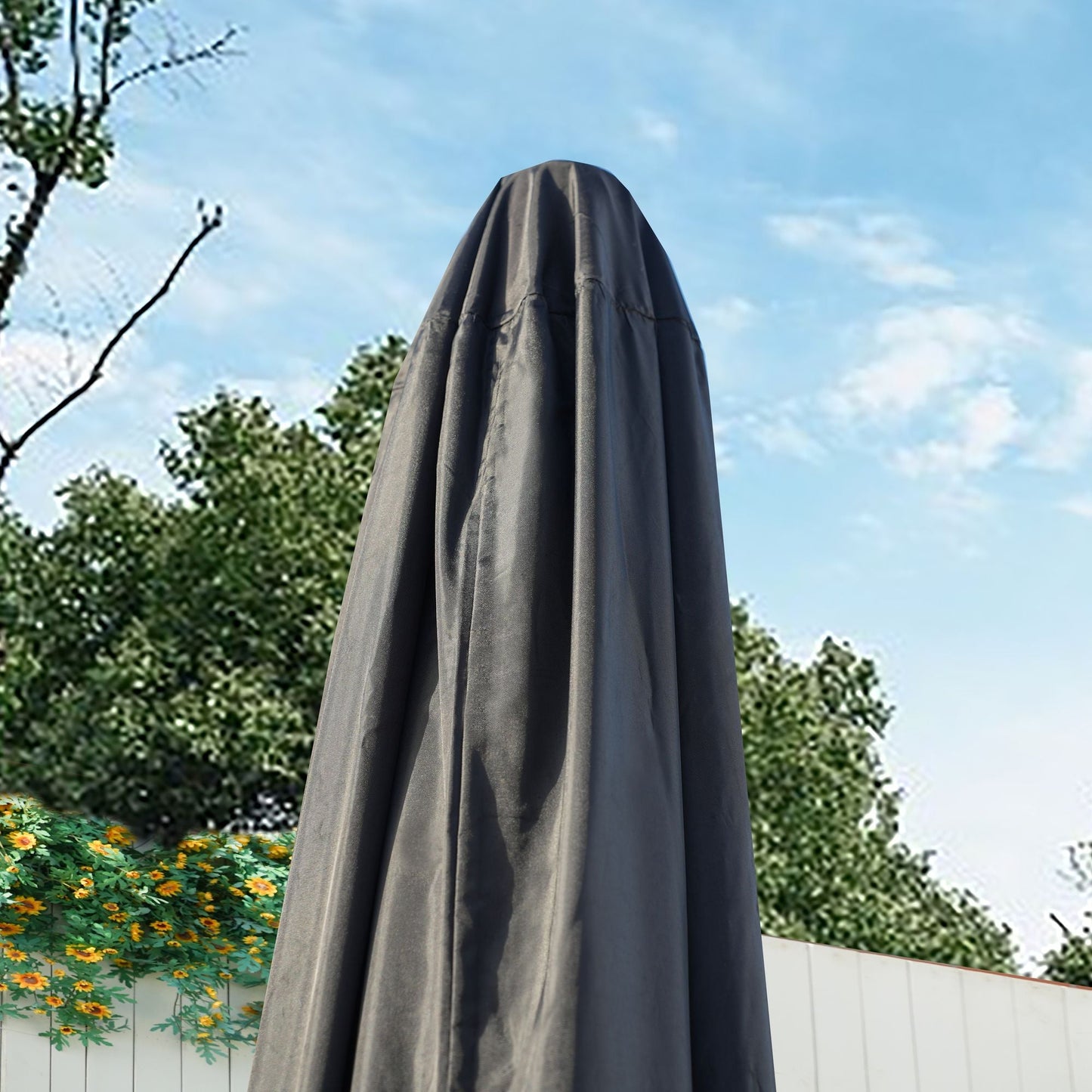 Patio All-Season Umbrella Cover - Built-in Vents, Waterproof and Durable Polyester