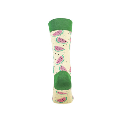 Colorful Funny Combed Cotton Crew Socks