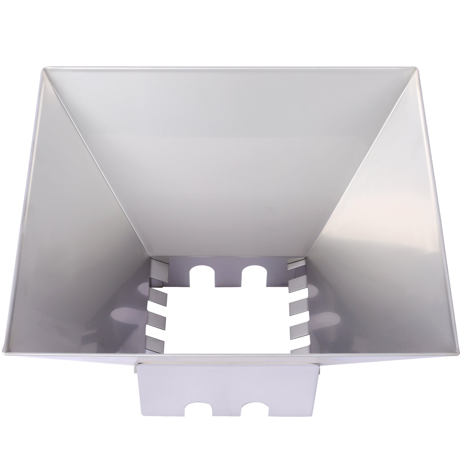 Stainless grinding hopper with internal crusher teeth for manual juicer grinder