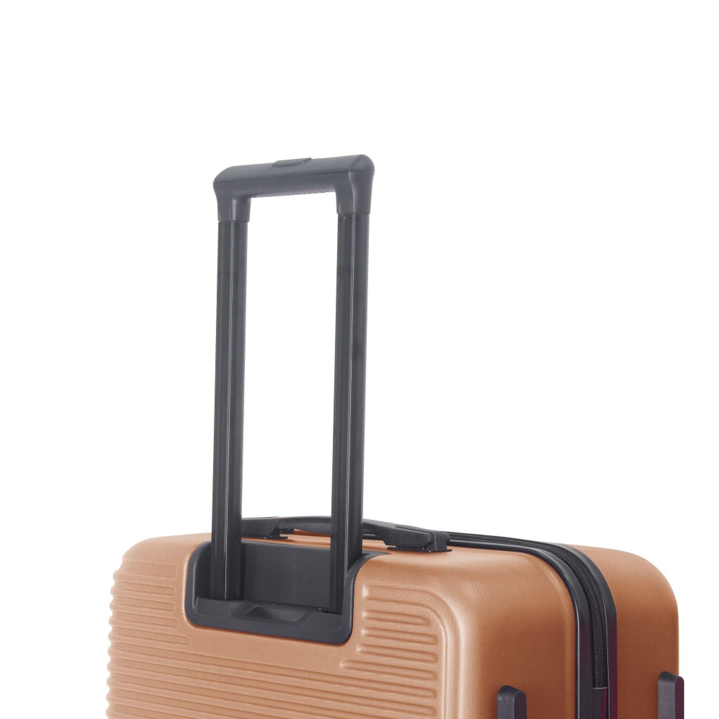Luggage Sets ABS Hardshell 3pcs Luggage, Lightweight Durable Suitcase sets Spinner Wheels Suitcase with TSA Lock 20''24''28'' Available(Brown)