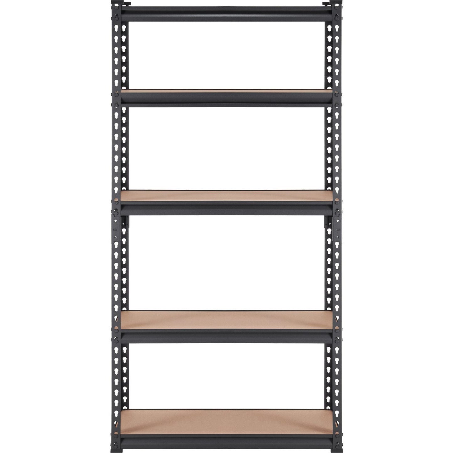 VEVOR Storage Shelving Unit, 5-Tier Adjustable, 2000 lbs Capacity, Heavy Duty Garage Shelves Metal Organizer Utility Rack, Black, 30" L x 12" W x 60" H for Kitchen Pantry Basement Bathroom Laundry