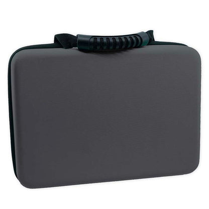 Slate large battery storage case with handle and zippered shell