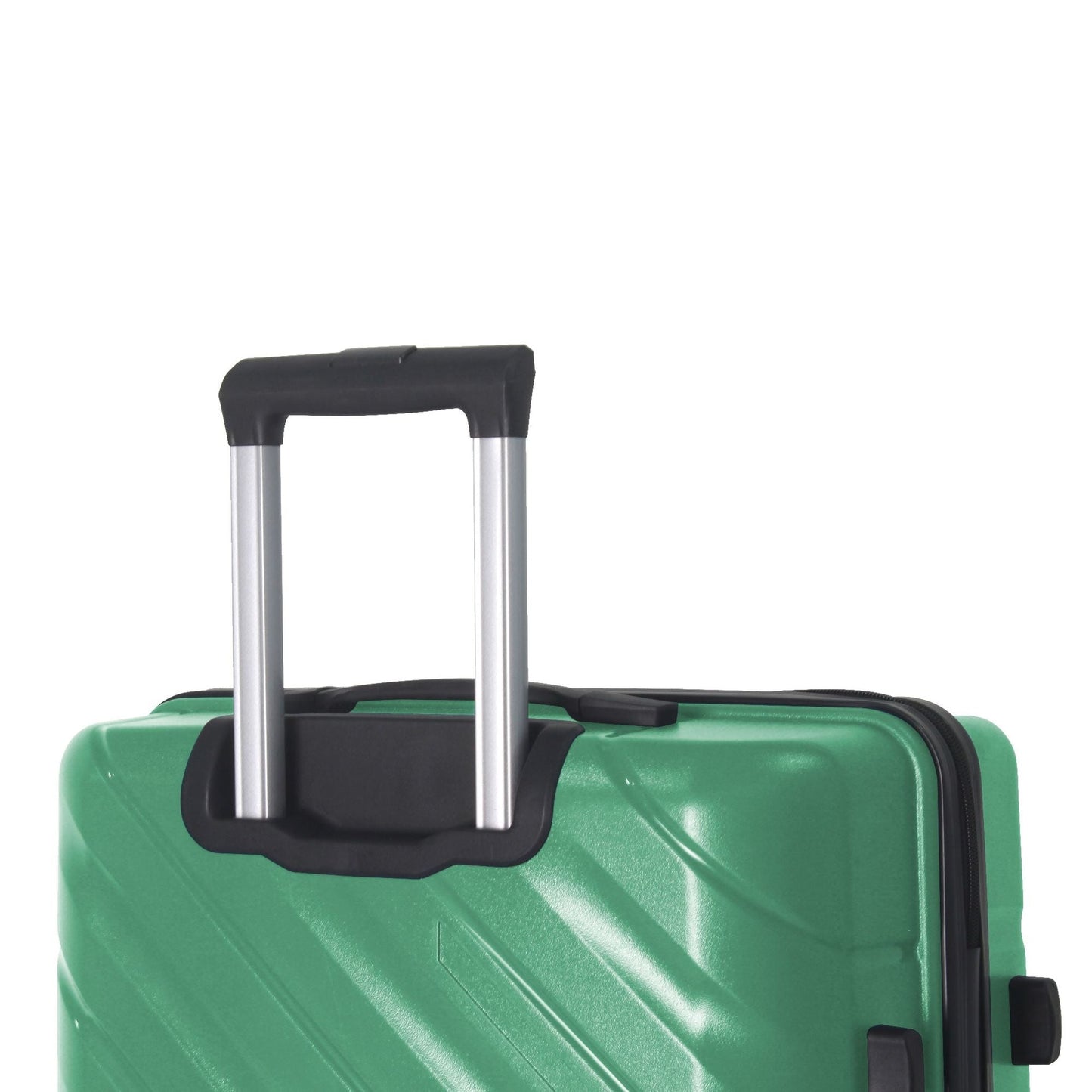 3-Piece Luggage Sets (20", 24", 28"), Suitcase with Wheels, Hardside Suitcase With Four Spinner Wheels and Scratch-Resistant Surface, Green