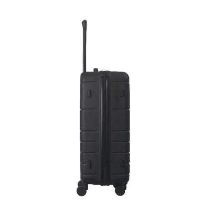 Luggage Sets ABS Hardshell 3pcs Luggage, Lightweight Durable Suitcase sets Spinner Wheels Suitcase with TSA Lock 20''24''28'' Available(Black)