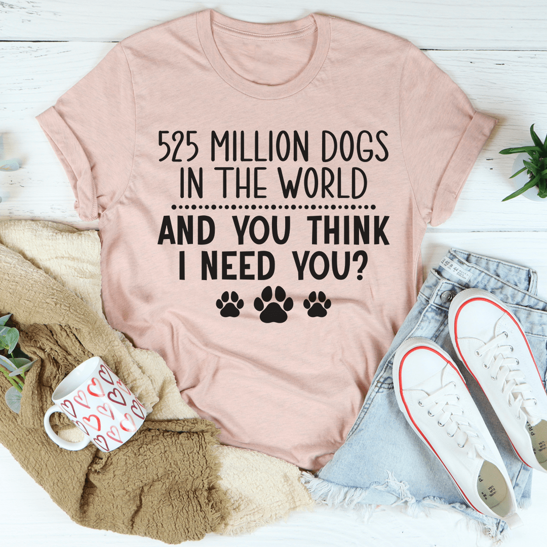 Mauve pink crewneck t-shirt with paw-print graphic and message