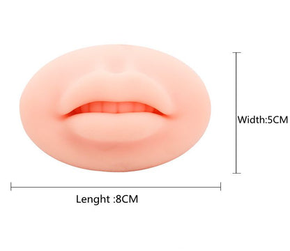 Microblading Reusable 5D Silicone Practice Lips Skin European Solid lip block For PMU Beginner Training Tattoo Permanent Makeup