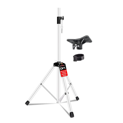 5 Core Speaker Stand Tripod Floor Tall Adjustable Up to 72 Inch DJ Studio Monitor Stands Pole Mount - SS ECO 1PK WOB