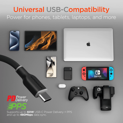 HyperGear Flexi PRO USB-C to USB-C Cable 6ft