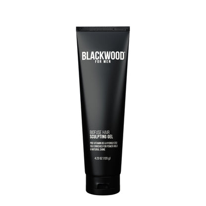 Blackwood hair sculpting gel tube, front label, 4.23 oz (120 g)