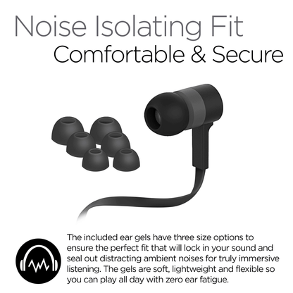 HyperGear Low Ryder Earphones w/Mic 3.5mm