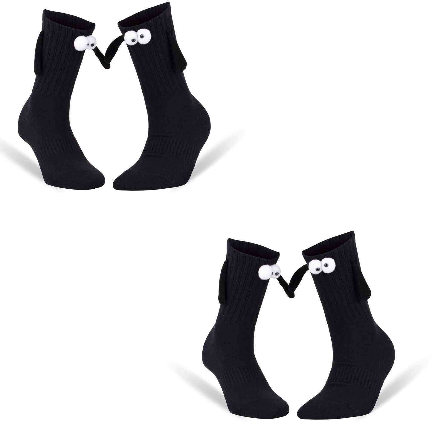 Couple Socks with Magnetic Hands 2 Pairs Magnetic Socks Funny Gifts For Valentines Day