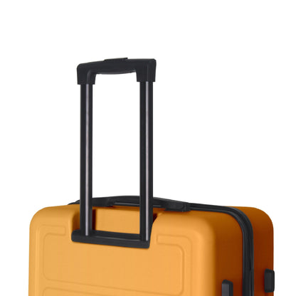 Luggage Sets ABS Hardshell 3pcs Luggage, Lightweight Durable Suitcase sets Spinner Wheels Suitcase 20''24''28'' (Yellow)