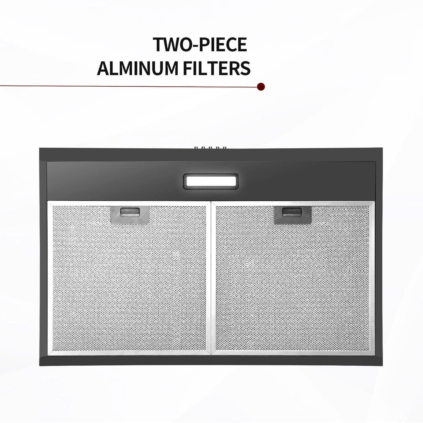 Stainless Steel Under Cabinet Range Hood Vent Cooking 230 CFM Kitchen 3 Speed cooker hood
