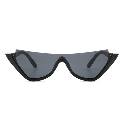 Retro Half Frame Fashion Cat Eye Sunglasses