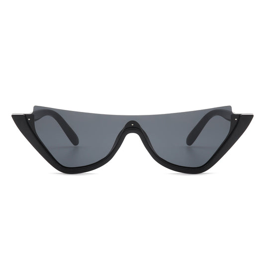 Retro Half Frame Fashion Cat Eye Sunglasses