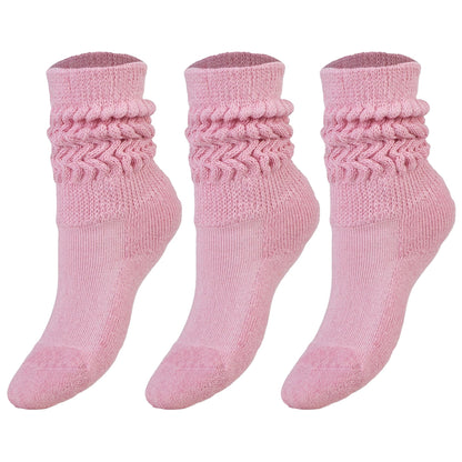 3 Pairs Kids Slouch Socks