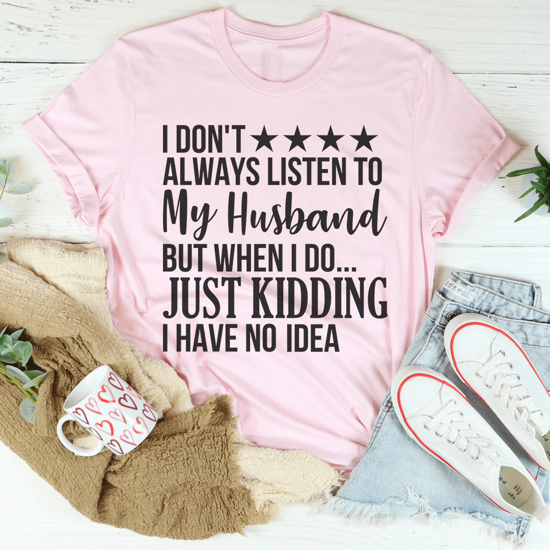 Pink graphic slogan T-shirt with crew neck and short sleeves