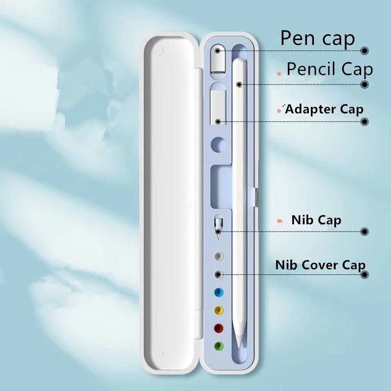 1Pc Case For Apple Pencil Protective Case Storage Box For IPad First Second Generation Pencil