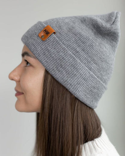 Cuffed Traditional Solid Koala Gray