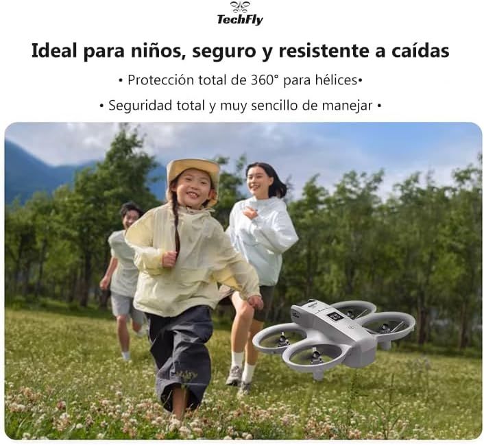 The GT3 mini drone is equipped with an adjustable HD camera (180°), real-time FPV, automatic obstacle avoidance, propeller protection suitable for children, mobile app control, and one-key takeoff/lan