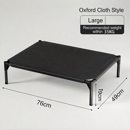 Pet Bed, No Assembly Required, Foldable, Portable, Waterproof & Moisture-Proof, Breathable & Antibacterial, All-Season Sleeping Mat for Cats and Dogs, Indoor & Outdoor Use