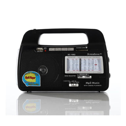 Supersonic 9 Band AM/FM/SW1-7 Portable Radio