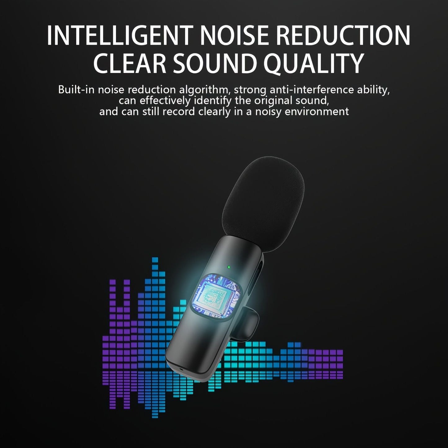 Professional Wireless Lavalier Lapel Microphone For IPhone IPad Plug & Play Lapel Clip-on Mic For YouTube TikTok Interview Live Stream Video Recording Auto-sync