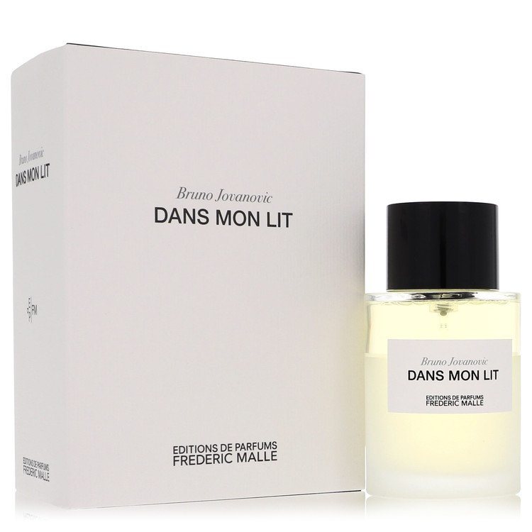 Frederic Malle Dans Mon Lit linen spray bottle with black cap and box
