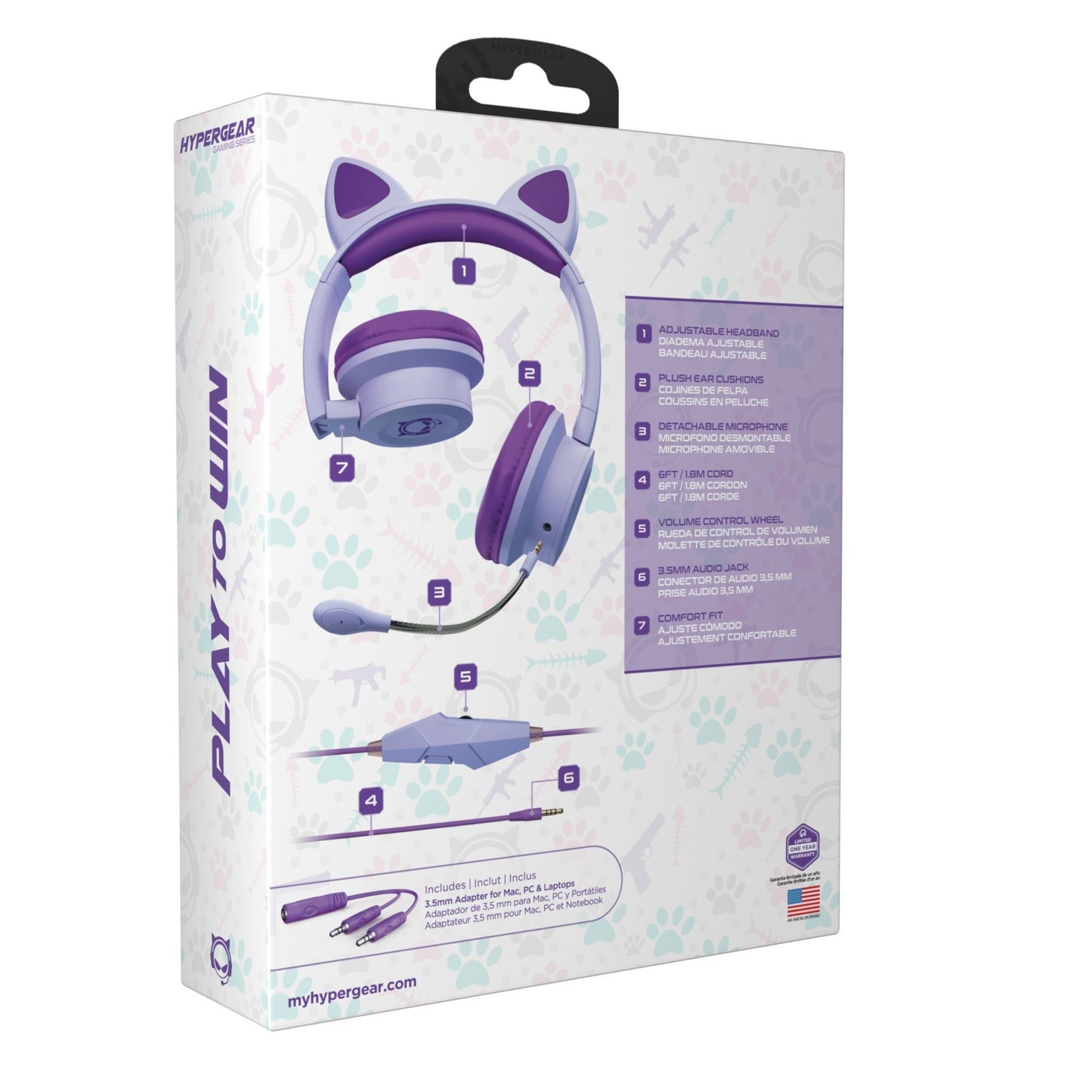 HyperGear Kombat Kitty Gaming Headset