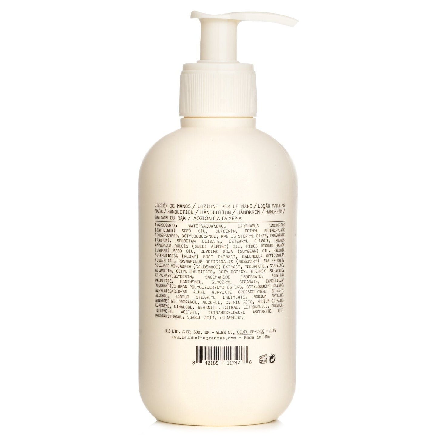 LE LABO - Basil Hand Lotion 117476 250ml/8.3oz