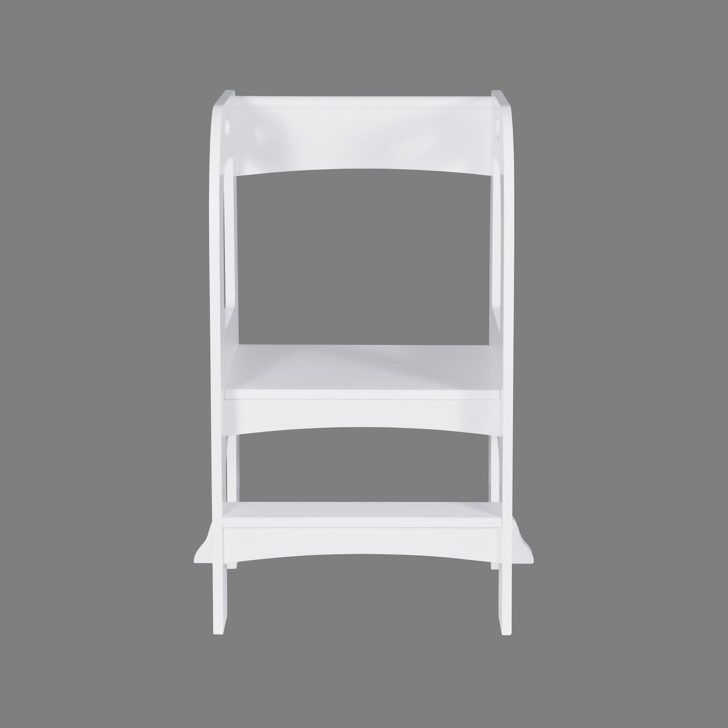 Child Standing Tower;  Step Stools for Kids;  Toddler Step Stool for Kitchen Counter;  White