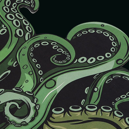 Green And Purple Cthulhu Rugs Water Absorbent Bath Mat Octopus Anime Rug Graphic Gothic Bathroom Rugs Fantasy Decorate, Non Slip Backing, Unique Gift & Decor for Gamers, 27x18 in