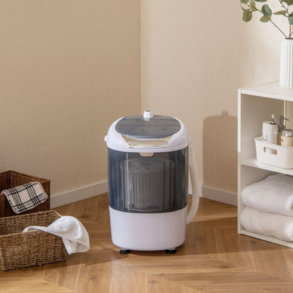 Portable Mini Washing Machine Semi-Automatic Washer and Spinner Combo with Single Tub