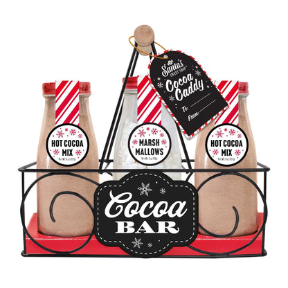 Sweet Shop Cocoa Bar Caddy with Hot Cocoa Mix and Mini Marshmallows