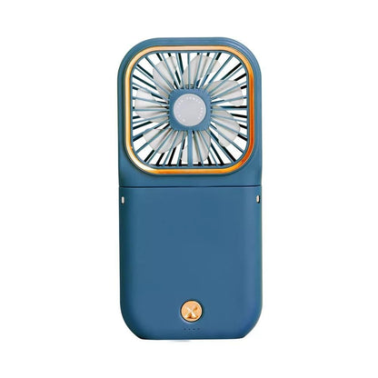 Newly Portable Hands Free Neck Multi-purpose 3 in1 Rechargeable Foldable Mini Cooler Folding Usb Electric Power Fans