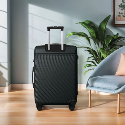 Luggage Sets ABS Hardshell 3pcs Luggage, Lightweight Durable Suitcase sets Spinner Wheels Suitcase with TSA Lock 20''24''28'' Available(Dark Green)